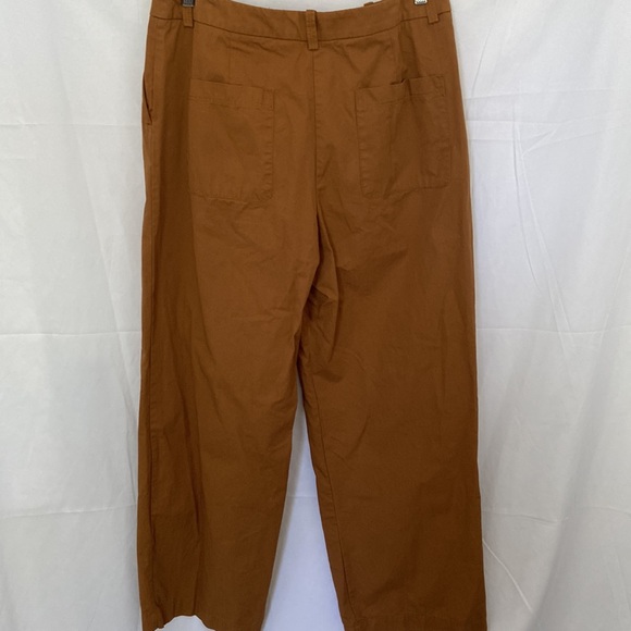 MANGO high waisted wide leg pant - Picture 4 of 4